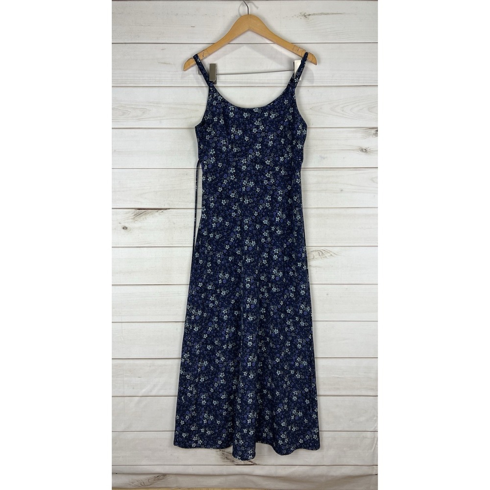 Floral Blue Maxi Dress